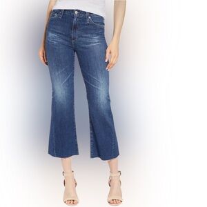 AG Adriano Goldschmied Quinne High Waist Crop Flare Jeans - 28R